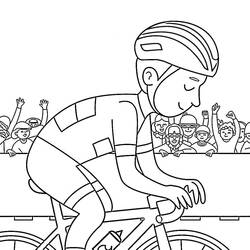 Coloring page: Tour de France (Sports) #221150 - Free Printable Coloring Pages