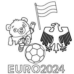 UEFA Euro Championship (Sports) coloring page #213978 to print and color