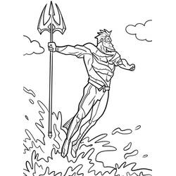 Aquaman (Superheroes and Supervillains) coloring page #220114 to print and color