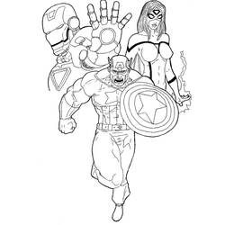 Avengers (Superheroes and Supervillains) coloring page #179204 to print and color