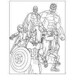 Avengers (Superheroes and Supervillains) coloring page #179213 to print and color