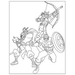 Avengers (Superheroes and Supervillains) coloring page #179220 to print and color