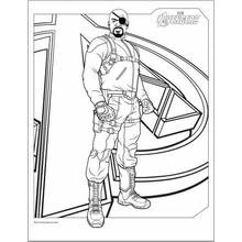 Avengers (Superheroes and Supervillains) coloring page #74037 to print and color