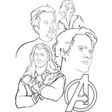 Avengers (Superheroes and Supervillains) coloring page #74102 to print and color