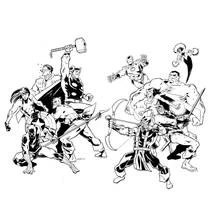 Avengers (Superheroes and Supervillains) coloring page #74117 to print and color