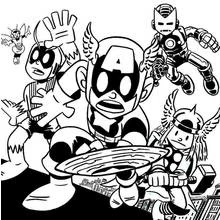Avengers (Superheroes and Supervillains) coloring page #74169 to print and color