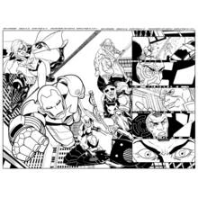 Avengers (Superheroes and Supervillains) coloring page #74192 to print and color