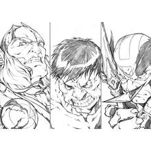 Avengers (Superheroes and Supervillains) coloring page #74197 to print and color