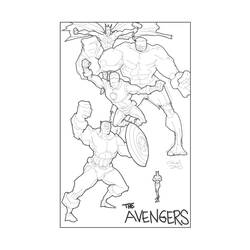 Avengers (Superheroes and Supervillains) coloring page #74229 to print and color