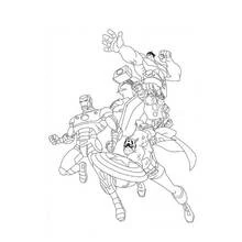 Avengers (Superheroes and Supervillains) coloring page #74231 to print and color