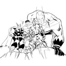 Avengers (Superheroes and Supervillains) coloring page #74270 to print and color