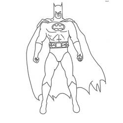 Coloring pages: Batman - Free Printable Coloring Pages