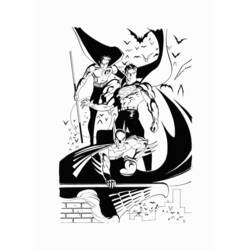 Batman (Superheroes and Supervillains) coloring page #77047 to print and color