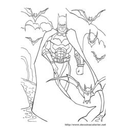 Batman (Superheroes and Supervillains) coloring page #77147 to print and color