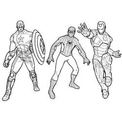 Captain America (Superheroes and Supervillains) coloring page #173016 to print and color