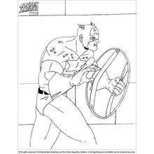 Captain America (Superheroes and Supervillains) coloring page #76679 to print and color