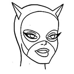 Coloring page: Catwoman (Superheroes and Supervillains) #205864 - Free Printable Coloring Pages