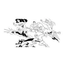 DC Comics Super Heroes (Superheroes and Supervillains) coloring page #80135 to print and color