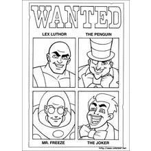 DC Comics Super Heroes (Superheroes and Supervillains) coloring page #80144 to print and color