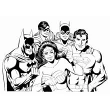 DC Comics Super Heroes (Superheroes and Supervillains) coloring page #80182 to print and color