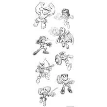 DC Comics Super Heroes (Superheroes and Supervillains) coloring page #80255 to print and color