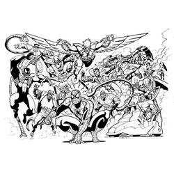 DC Comics Super Heroes (Superheroes and Supervillains) coloring page #80279 to print and color