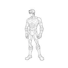 DC Comics Super Heroes (Superheroes and Supervillains) coloring page #80333 to print and color