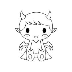 Devil (Superheroes and Supervillains) coloring page #204175 to print and color