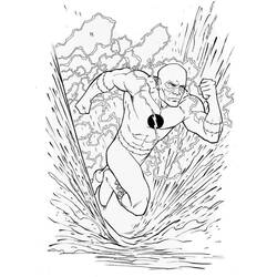 Flash (Superheroes and Supervillains) coloring page #195594 to print and color