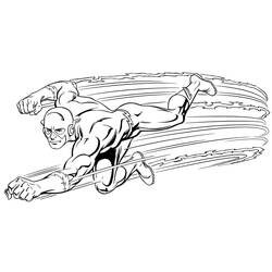 Flash (Superheroes and Supervillains) coloring page #195604 to print and color