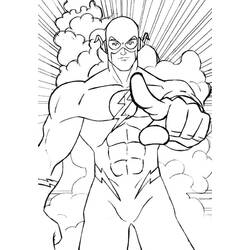 Flash (Superheroes and Supervillains) coloring page #195612 to print and color