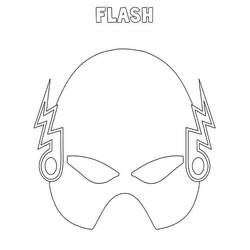 Flash (Superheroes and Supervillains) coloring page #195615 to print and color