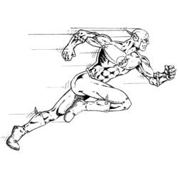Coloring pages: Flash - Free Printable Coloring Pages