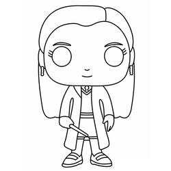 Coloring pages: Ginny Weasley - Free Printable Coloring Pages