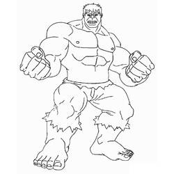 Hulk (Superheroes and Supervillains) coloring page #177318 to print and color