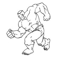 Hulk (Superheroes and Supervillains) coloring page #177320 to print and color