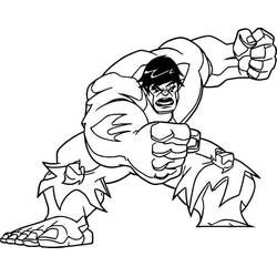Hulk (Superheroes and Supervillains) coloring page #177329 to print and color