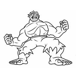 Hulk (Superheroes and Supervillains) coloring page #177340 to print and color