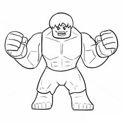 Hulk (Superheroes and Supervillains) coloring page #177343 to print and color