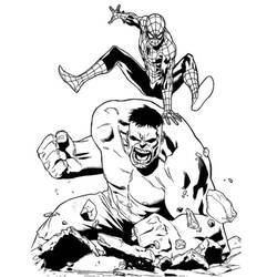 Hulk (Superheroes and Supervillains) coloring page #177346 to print and color