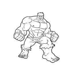 Hulk (Superheroes and Supervillains) coloring page #218116 to print and color