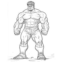 Hulk (Superheroes and Supervillains) coloring page #218119 to print and color