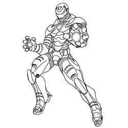 Iron Man (Superheroes and Supervillains) coloring page #177290 to print and color