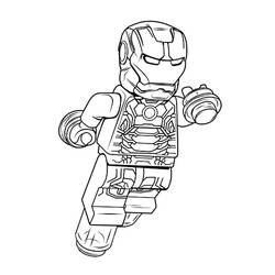 Iron Man (Superheroes and Supervillains) coloring page #177302 to print and color