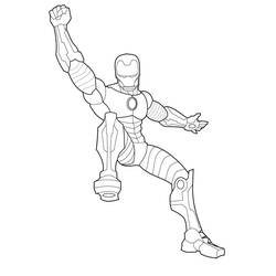 Iron Man (Superheroes and Supervillains) coloring page #177308 to print and color