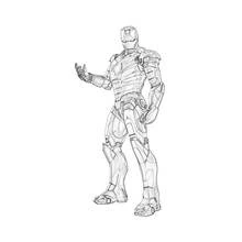 Iron Man (Superheroes and Supervillains) coloring page #80563 to print and color