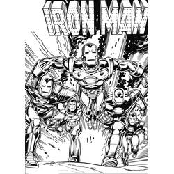 Iron Man (Superheroes and Supervillains) coloring page #80573 to print and color