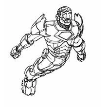 Iron Man (Superheroes and Supervillains) coloring page #80634 to print and color