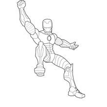 Iron Man (Superheroes and Supervillains) coloring page #80700 to print and color