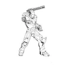Iron Man (Superheroes and Supervillains) coloring page #80716 to print and color